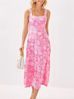 Lilly Pulitzer Dwyer  pink dress like new!